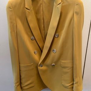 Express boyfriend blazer xs in golden yellow